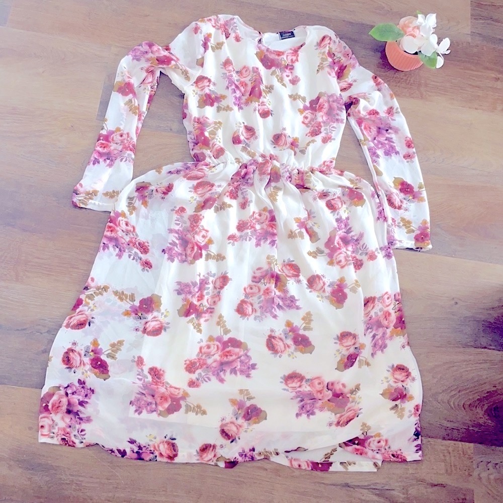 J.Crew floral cottage core dress women’s Small S